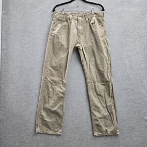Levi's 559 Men Pants 32X30 Brown Khakis Relaxed Straight Twill 29" Inseam